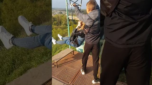 Skypark Chuguev очень классно ? самый длинный троллей в Украине 750 метров ? смотреть онлайн