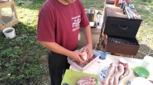 Коптим мясо и рёбра.Копчёная свинина.