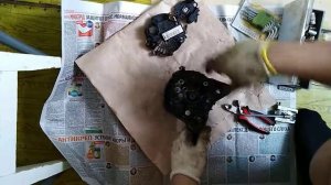 Разбор генератора рено логан до снятия подшипника