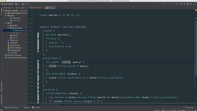 Buscador con Vuejs 2 + Vuex utilizando Getters смотреть онлайн