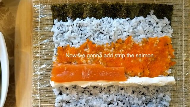 Kamikaze Salmon & Philadelphia cheese sushi rolls смотреть онлайн