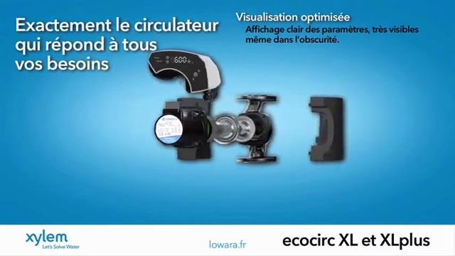 Lowara ECOCIRC XL / ECOCIRC XL PLUS, pompe de chauffage смотреть онлайн