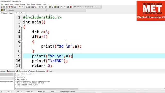 Decision Making in C programming смотреть онлайн