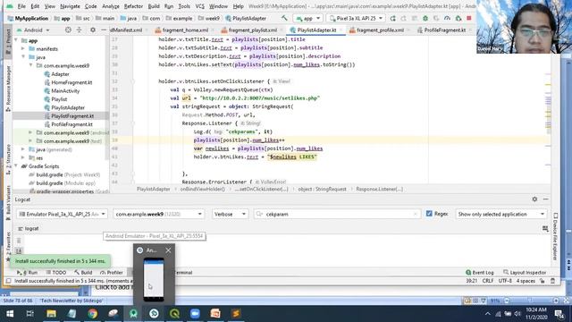 NMP Week 11 - Update and insert data смотреть онлайн