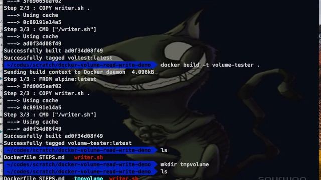 Docker Host Mount R/W Demo смотреть онлайн