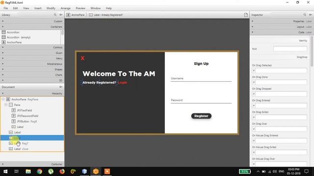 JavaFX #2 SignUp UI and Linking Two Pages смотреть онлайн