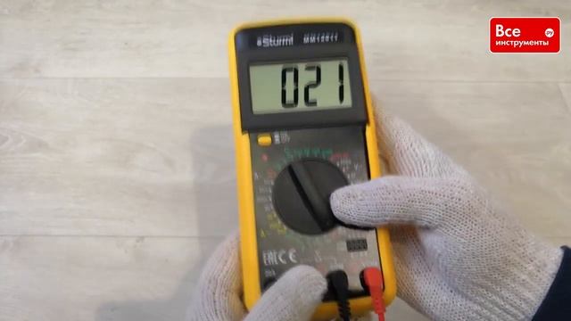 Обзор мультиметра Sturm MM12011