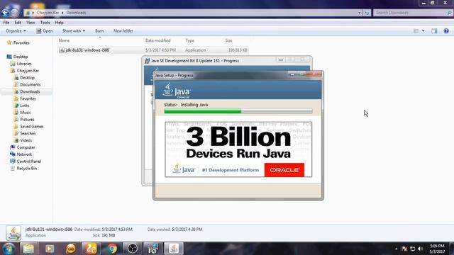 Install Java Development Kit (JDK) on Windows 7 / Windows 8/ windows 10 смотреть онлайн