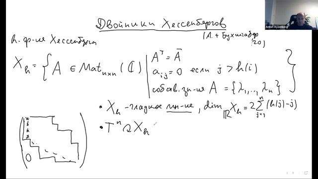 Anton Ayzenberg : Topology of Hessenberg varieties, their twins, and generalizations, 09.11.2021 смотреть онлайн