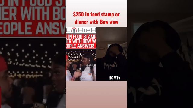 $250 in food stamps or dinner with Bow Wow ? смотреть онлайн