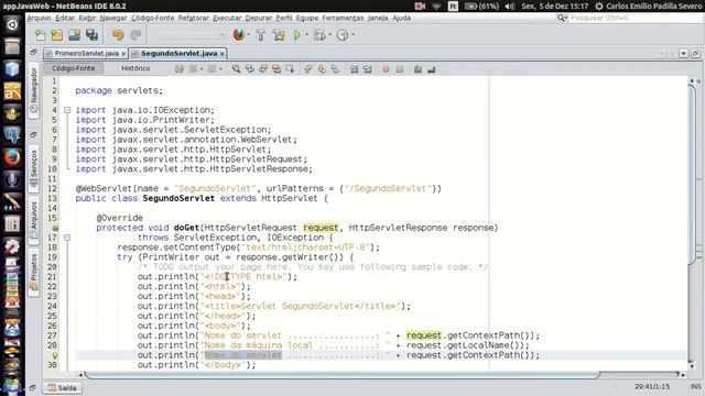 Programação Java Web com JSP e Servlets (Explorando o objeto request) смотреть онлайн