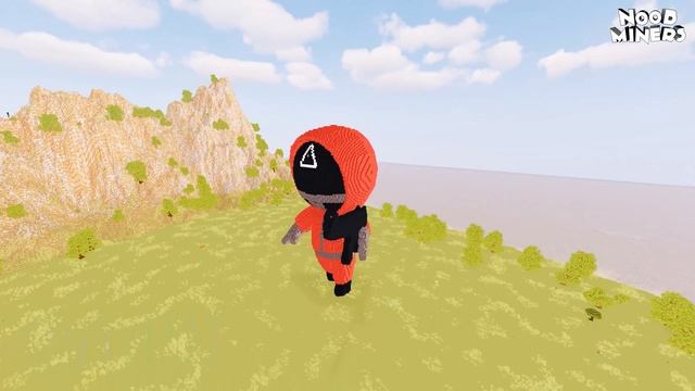 Minecraft NOOB vs PRO vs HACKER vs GOD: SQUID GAME STATUE BUILD CHALLENGE in Minecraft / Animation смотреть онлайн