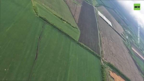 Su-34 launch high-precision missiles at Ukrainian military positions