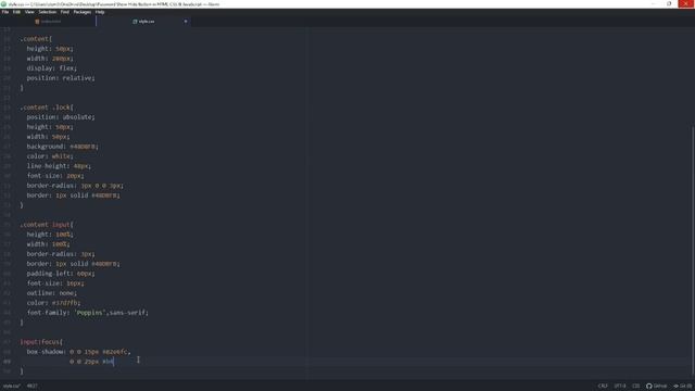 How to create a Password Show Hide Button with HTML CSS & JS смотреть онлайн
