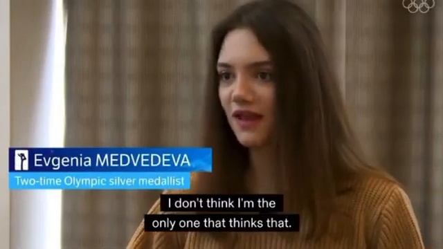 Женя Медведева про Юдзуру Ханю: «Король. Я не думаю, что я единственная, кто так думает.» ? смотреть онлайн