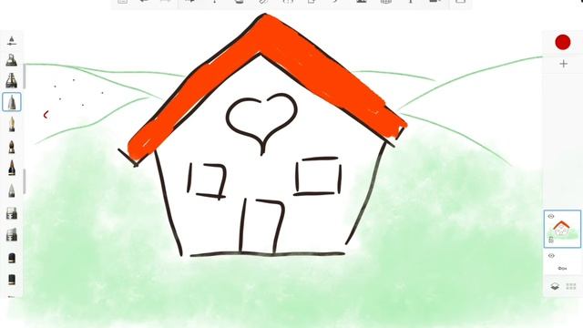 Мультик для детей/ расскраска/ как нарисовать дом смотреть онлайн