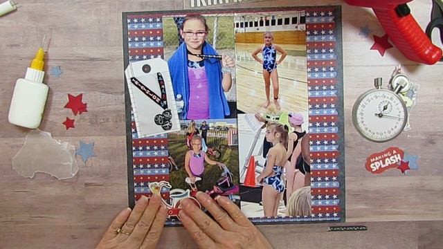 #30dscbl13 Day 9 - Triathlete, Scrapbook Process Video 30 days of Sketches смотреть онлайн