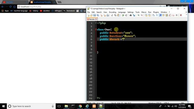 Object oriented programming (PHP) 04(Inheritence) смотреть онлайн