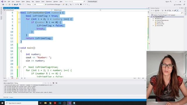 C++ FUNCTIONS (2020) - Functions return statement, How to check prime number PROGRAMMING TUTORIAL смотреть онлайн