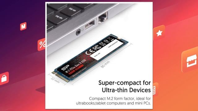 2TБ NVME SSD M.2 Silicon Power P34A80 3400MB/s/3000MB/s | скидки на Али смотреть онлайн