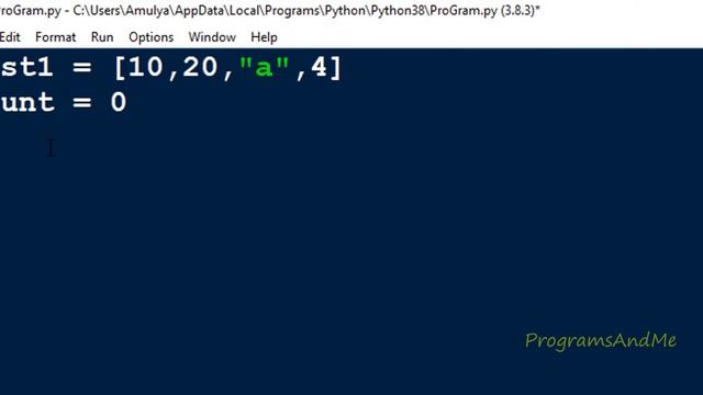 Python Program to Calculate The Length of Given List Without Using Built_in Functions смотреть онлайн