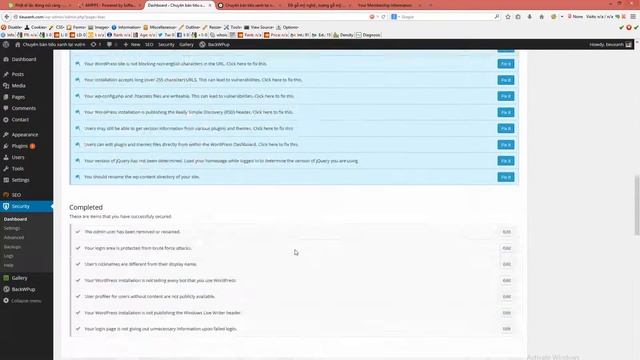 Bảo mật website wordpress với ithemes security смотреть онлайн