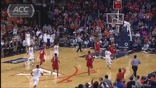 Justin Anderson's Block Leads To Joe Harris 3-Pointer For UVA | ACC Must See Moment смотреть онлайн