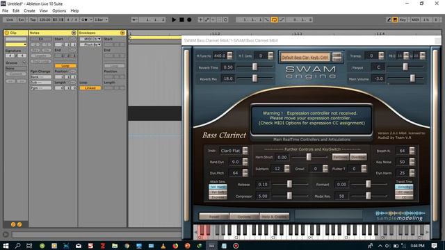 Expression Controller not recieved In Ableton for SWAM instruments Solved смотреть онлайн