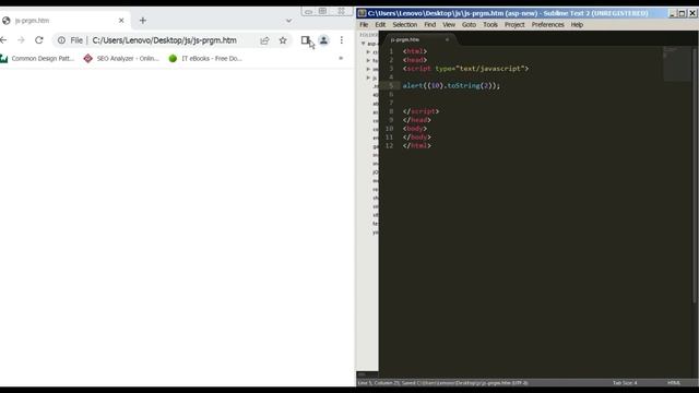 JavaScript Decimal To Binary Conversion смотреть онлайн