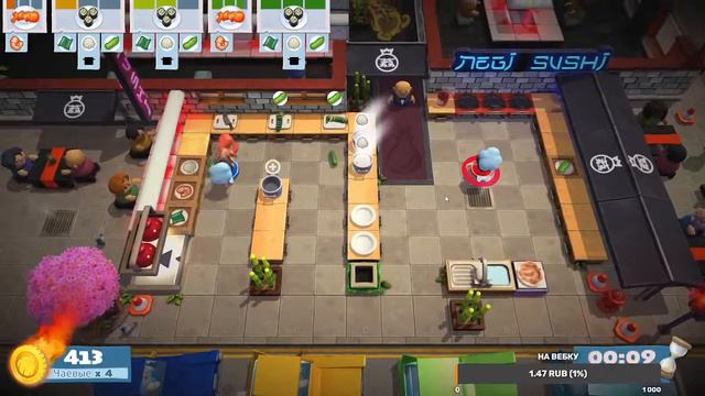 🔥Overcooked! 2🔥➤Сюжет #1➤Кооператив с Weret смотреть онлайн