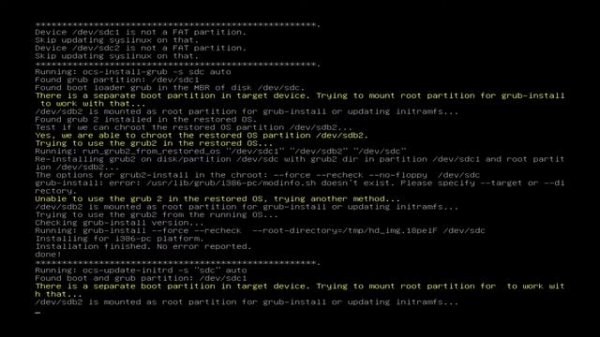 Cloning a Linux System Disk with Clonezilla - walk through