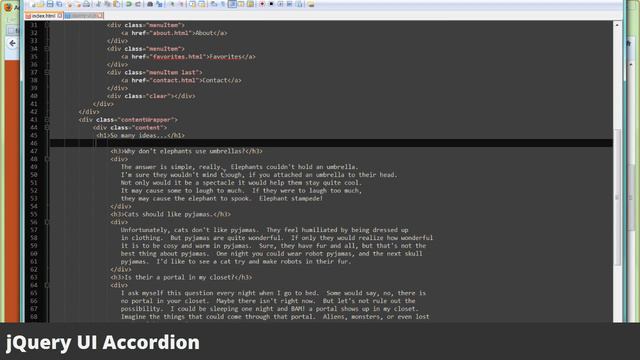 3 jQuery UI Accordion Widget смотреть онлайн