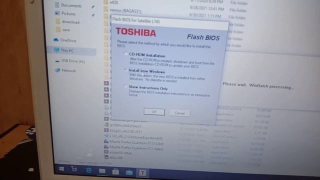 CARA UPDATE BIOS TOSHIBA SATELLITE L745 смотреть онлайн