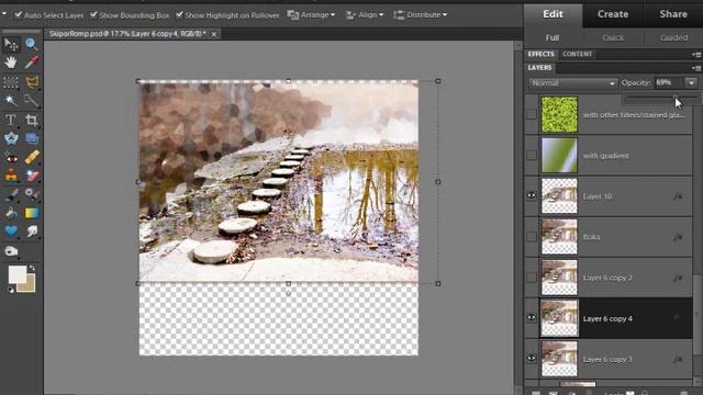 Photoshop Elements Filter Tutorial: Crystalize Filter смотреть онлайн