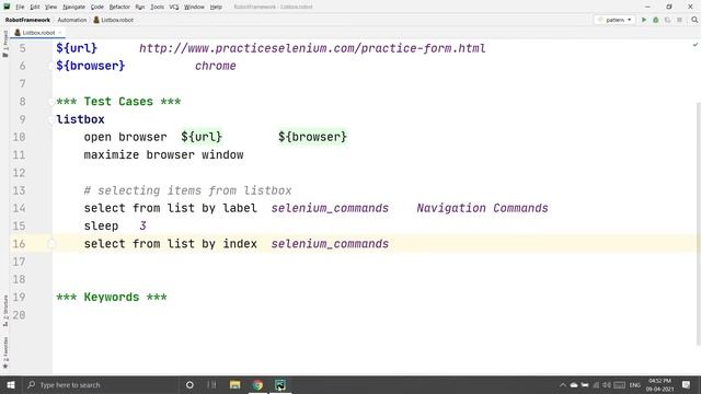 Handling List Boxes in Web Pages using Robot FrameWork || Selenium with Python смотреть онлайн