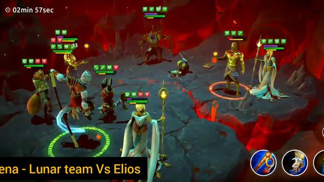 Age Of Magic - Tsuna Lunar Team Defeats Elios - Three Stars [ Эпоха магии # AoM ]