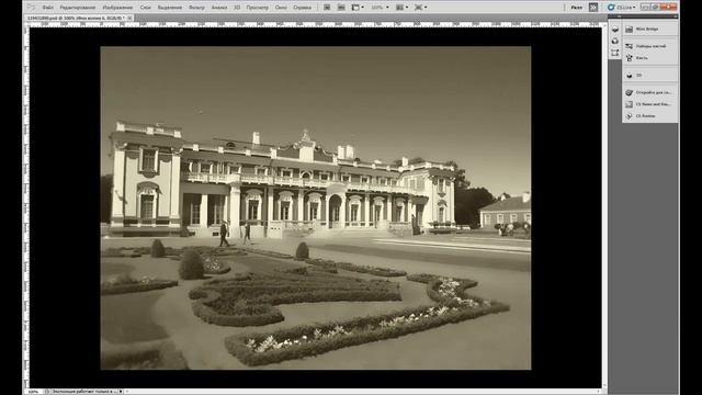 Adobe Photoshop CS6 Image restoration from Black and white to color смотреть онлайн