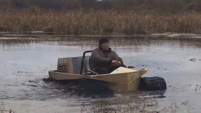 ВЕЗДЕХОД своими руками! Самодельный вездеход на гусеницах смотреть онлайн
