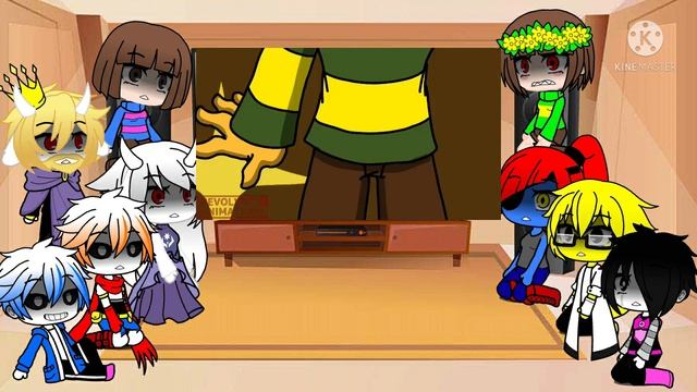Undertale reacts to Chara vs hank (2 ending) смотреть онлайн