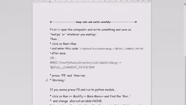 How to configure python for Notepad++ смотреть онлайн