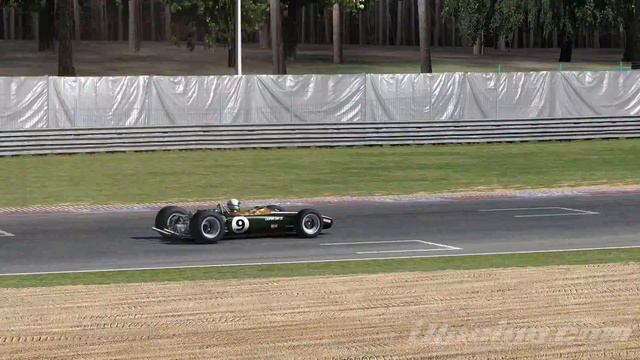 iRacing Lotus 49 with Cooper paint scheme practice at Zolder смотреть онлайн