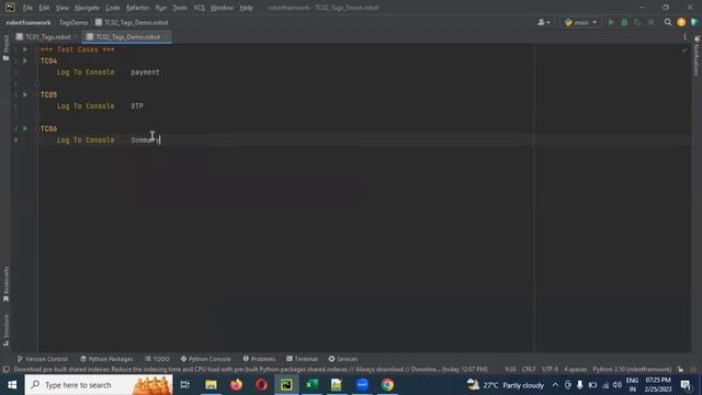 Python Robot Framework Part 22: How to Handle Tags and Grouping Tests in Robot framework | Telugu смотреть онлайн