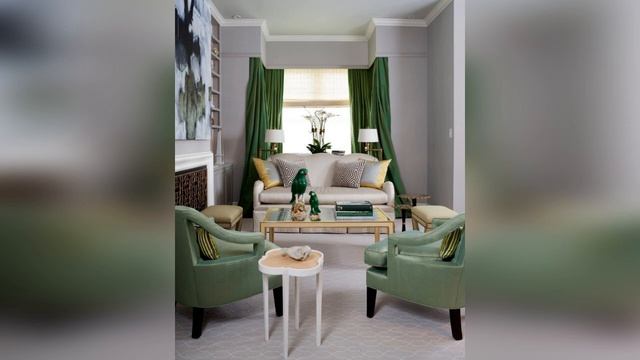 Оттенки зелёного в интерьере и их сочетаниях с другими цветами смотреть онлайн