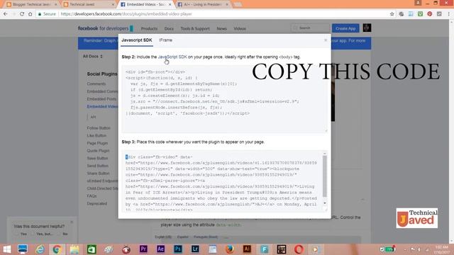 Embed FB Videos to Blogger & solution of Error parsing XML смотреть онлайн
