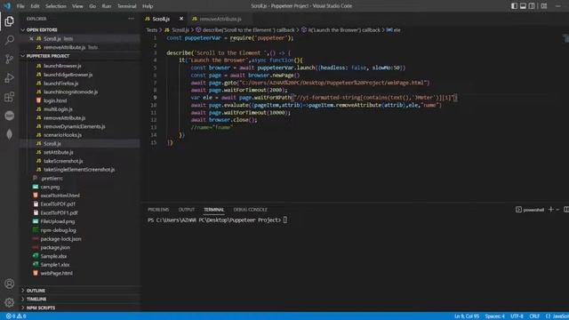 How to scroll to element in the page using puppeteer смотреть онлайн