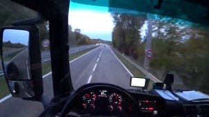 Еду во Франицию на Разгрузку/Немецкий Дальнобой/вид от первого лица