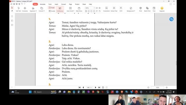 Уроки литовского языка. 14