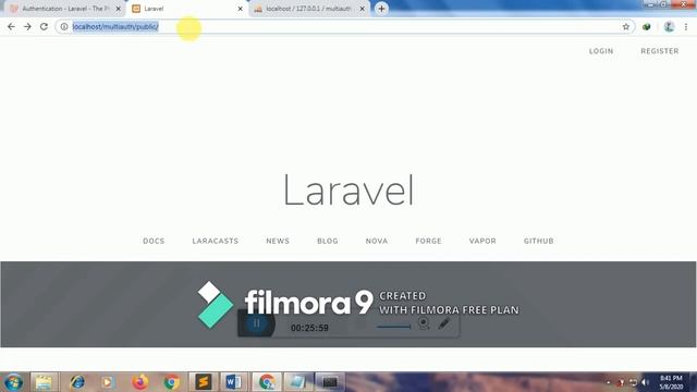 Laravel 7 .. Multi-authentication .Admin and Registration page tutorial bangla .. part 2 смотреть онлайн