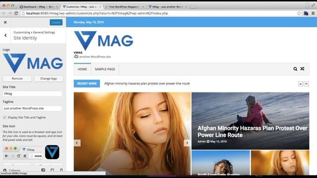 Vmag - How to Upload Logo, Favicon, Configure Webpage Layout and Breadcrumb Setting | WordPress Blo смотреть онлайн