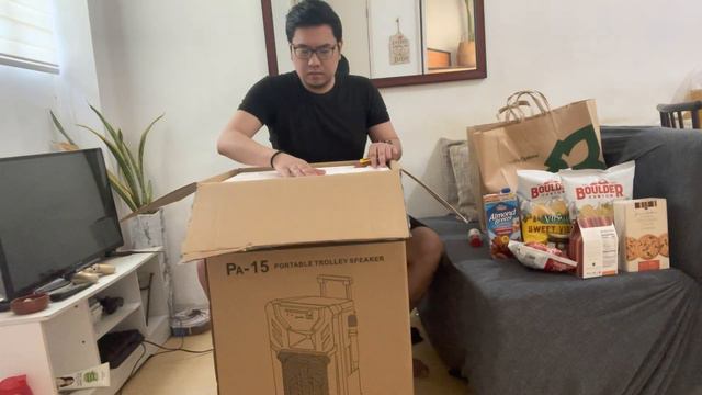UNBOXING KONZERT PA-15 PORTABLE TROLLEY SPEAKER + HEALTHY OPTIONS HAUL | ERICSON LEGASPI смотреть онлайн